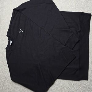 3235 New Gymshark Oversized Crest Crew Sz Large Black